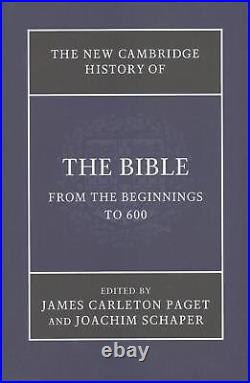 The New Cambridge History of the Bible 4 Volume Set by James Carleton Paget Eng