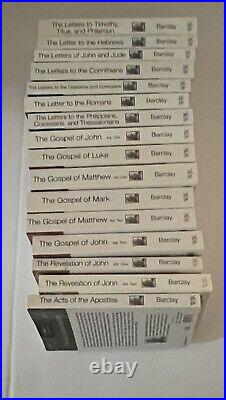 The New Daily Study Bible 16 Paperback Book set by William Barclay (16 PB, 2002)