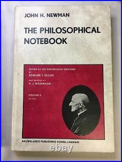 The Philosophical Notebook Two Volume Set By John Newman