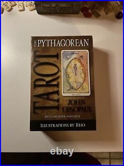 The Pythagorean Tarot Book & Deck Set by John Opsopaus OOP HTF Rare