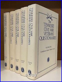 The Tennessee Civil War Veterans Questionnaires Five-Volume Set