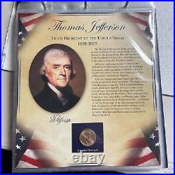 The United States Presidents Coin Collection Volume I Large Book Set 6 Coins