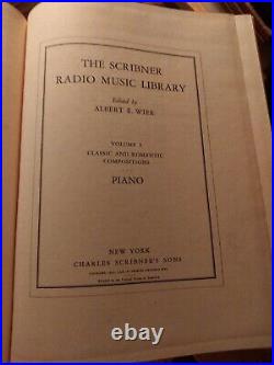 VINTAGE THE SCRIBNER RADIO MUSIC LIBRARY HC 1946 Complete Set 1-9