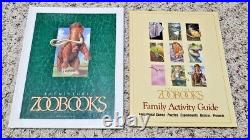 Vintage Prehistoric Zoobooks 1991 Hardbound Edition Complete Set 1-10 VG Cond
