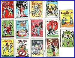 Wizard of OZ by L. Frank Baum 14 Book Set Hardcover White Edition Reilly & Lee